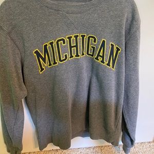 University of Michigan Grey Crewneck